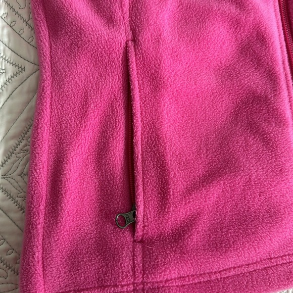 Columbia pink fleece zip up jacket sweater - Picture 2 of 7